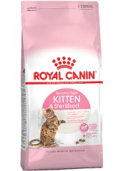 Royal Canin Kitten Sterilised Second Age сухой корм для стерилизованных котят 400 гр. 